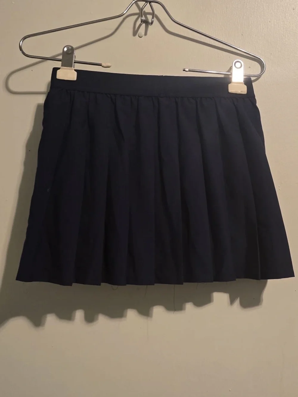 ALO Yoga Navy Pleated Skater Skort